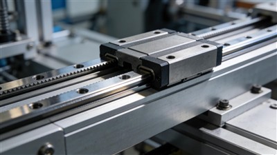 Parafusos esféricos de{0}porca dupla e guias lineares de precisão: suporte es...